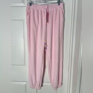 NWT Stoney Clover Lane X Target Pink Terry Joggers Pants Sz S